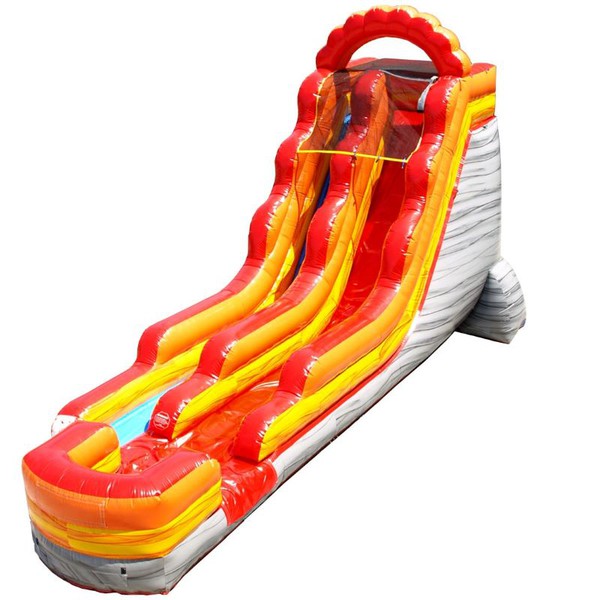 rent 18' Fire Inflatable Water Slide Pelham Inflatables in nh