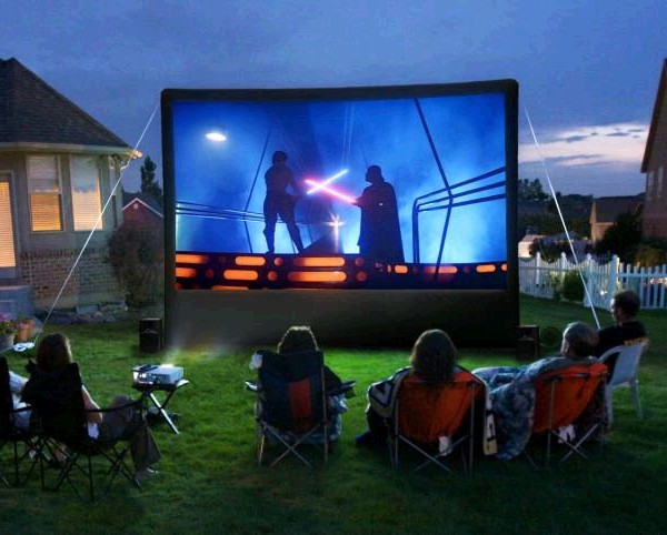 Rent inflatable shop movie screen