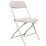 White Folding Chair rental nh